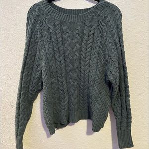 American eagle cable knit sweater